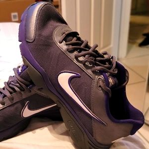 Nike shoes gray and purple